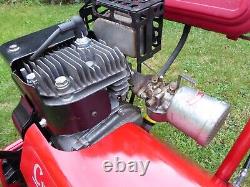 SUFFOLK PUNCH 14s 35cm 14 CYLINDER PETROL LAWNMOWER SELF PROPELLED & GRASS BOX