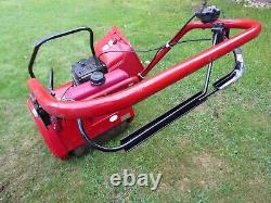 SUFFOLK PUNCH 14s 35cm 14 CYLINDER PETROL LAWNMOWER SELF PROPELLED & GRASS BOX