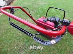 SUFFOLK PUNCH 14s 35cm 14 CYLINDER PETROL LAWNMOWER SELF PROPELLED & GRASS BOX