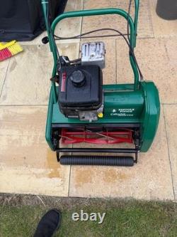 SUFFOLK PUNCH SK17 PETROl cylinder propelled mower with grass box snd frame