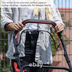 Scheppach MS161-46 Self-Propelled Petrol Lawn Mower, 46cm, Mulching, 55L Bag Scheppach MS161-46 Self-Propelled Petrol Lawn Mower, 46cm, Mulching, 55L Bag