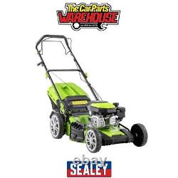 Sealey DG102 Dellonda Self-Propelled Petrol Lawnmower Grass Cutter with H