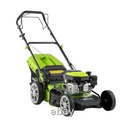 Sealey Dellonda Petrol Lawnmower 144cc 18/46cm Self-Propelled Grass Bag
