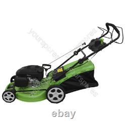 Sealey Dellonda Self-Propelled Petrol Lawnmower Grass Cutter with Height Adjustm