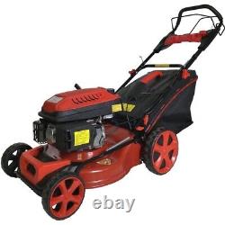 Self Propelled 139cc 21 Inch Petrol Lawnmower Petrol Lawn Mower 55l Catch