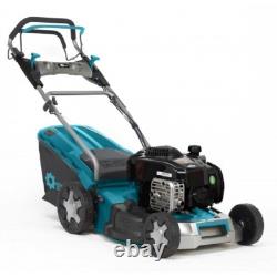 Self-Propelled 46cm Petrol Lawnmower 4-Driving Speed Central Height Adjustment