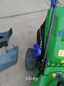 Self Propelled Petrol Lawnmower 46cm 149cc Lawn Mower Powerbase +Accs Used Boxed