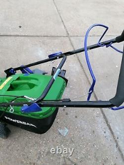 Self Propelled Petrol Lawnmower 46cm 149cc Lawn Mower Powerbase +Accs Used Boxed