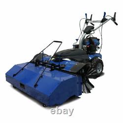 Self Propelled Petrol Yard Sweeper/Powerbrush With Collection Box & Snow Plough