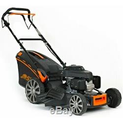 Sherpa Petrol Lawnmower 4-in-1 Honda GCV160 53cm 160cc Self Propelled + FREE OIL