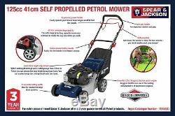 Spear & Jackson S12541PSP 41cm 50L Self Propelled Petrol Lawnmower 125cc