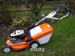 Stihl RM 655 VS Petrol Walk Behind Lawn Mower, Self propelled, with blade brake