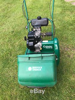 Suffolk Punch 14S petrol self propelled cylinder lawnmower with interchangeable