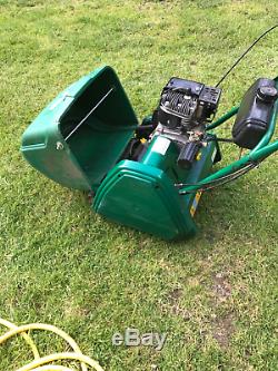 Suffolk Punch 14S petrol self propelled cylinder lawnmower with interchangeable