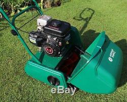 Suffolk Punch 14SK Petrol Cylinder Self Propelled Lawnmower with Scarifier