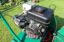 Suffolk Punch 14SK Petrol Cylinder Self Propelled Lawnmower with Scarifier