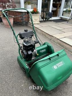 Suffolk Punch 17s Self Propelled Cylinder Lawnmower With Grass box and frame