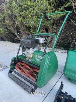 Suffolk Punch 17sk Self-propelled Petrol Cylinder Mower C/w Scarifier Cassette