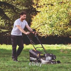 Titan TTLMP300SP40 41cm 125cc Self-Propelled Rotary Petrol Lawn Mower