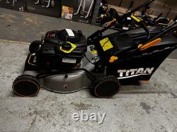 Titan TTLMP300SP40 41cm 125cc Self-Propelled Rotary Petrol Lawn Mower