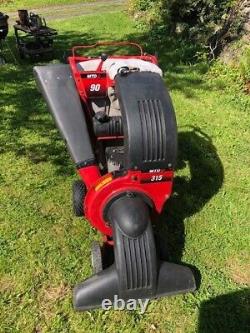 Used garden vacuum leaf grass collector self propelled