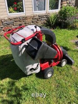 Used garden vacuum leaf grass collector self propelled