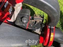 Used garden vacuum leaf grass collector self propelled