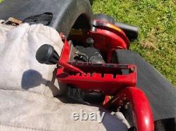 Used garden vacuum leaf grass collector self propelled