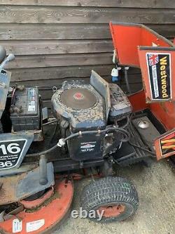 Used westwood ride on mower