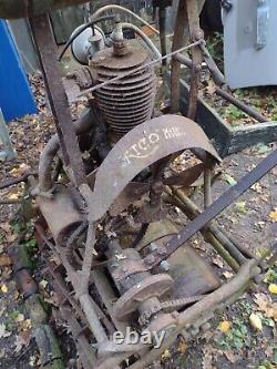 Vintage 1921 Atco Lawn Mower Rare Oval Frame, one of 1000 Made