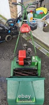 Vintage Qualcast Suffolk Punch Cylinder Lawnmower Classic Petrol Model