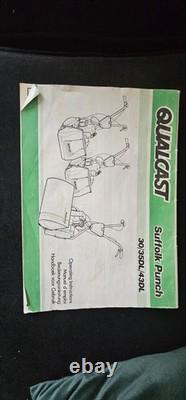 Vintage Qualcast Suffolk Punch Cylinder Lawnmower Classic Petrol Model