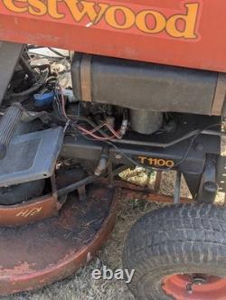 Vintage Westwood Ride On Mower. With Grass Collector And Grass Rake