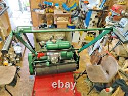 Vintage kick-start petrol Atco lawn mower. Restored and serviced