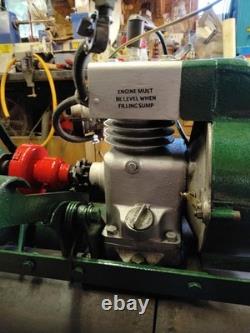 Vintage kick-start petrol Atco lawn mower. Restored and serviced