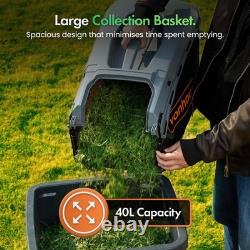 VonHaus Petrol Lawnmower 132cc Self Propelled Lawn Mower for All Types of
