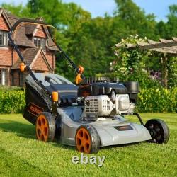 VonHaus Petrol Lawnmower 132cc Self Propelled Lawn Mower for All Types of