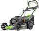 WUBER Petrol Lawn Mower 510mm Electric Start 4.8HP 196cc + Mulching 70L GERMANY