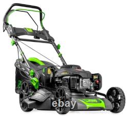 WUBER Petrol Lawn Mower 510mm Electric Start 4.8HP 196cc + Mulching 70L GERMANY