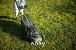 WUBER Petrol Lawn Mower 510mm Electric Start 4.8HP 196cc + Mulching 70L GERMANY
