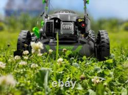 WUBER Petrol Lawn Mower 510mm Electric Start 4.8HP 196cc + Mulching 70L GERMANY