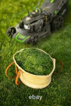 WUBER Petrol Lawn Mower 510mm Electric Start 4.8HP 196cc + Mulching 70L GERMANY
