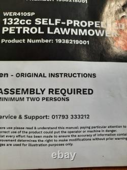 Webb Classic R410SP 41 cm Self Propelled Petrol Lawn Mower