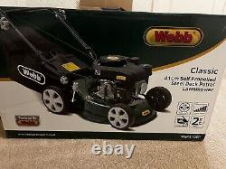 Webb Classic R410SP 41 cm Self Propelled Petrol Lawn Mower BRAND NEW IN BOX