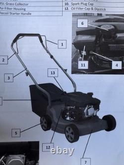 Webb Dynamic 39cm Petrol Lawnmower with Bag OP545 (6-051) New IN Box