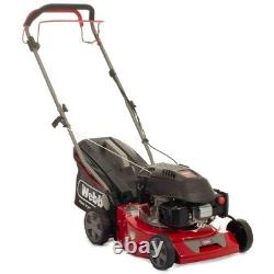 Webb Dynamic 42cm Self-Propelled Petrol Lawnmower Powerful 144cc Mulch Collect