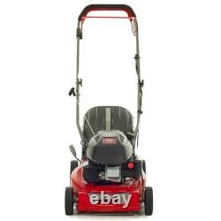 Webb Dynamic 42cm Self-Propelled Petrol Lawnmower Powerful 144cc Mulch Collect