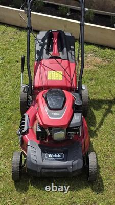 Webb Dynamic 46cm Self Propelled Petrol Lawnmower with Metal Deck WEDR46S