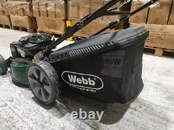 Webb Self Propelled Petrol 4 in 1 Rotary Lawnmower WER21HW4 (collection only)