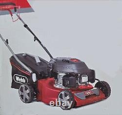 Webb Self-Propelled Petrol Lawnmower 42cm 40L Lawn Mower Steel Deck H2-7cm 144cc